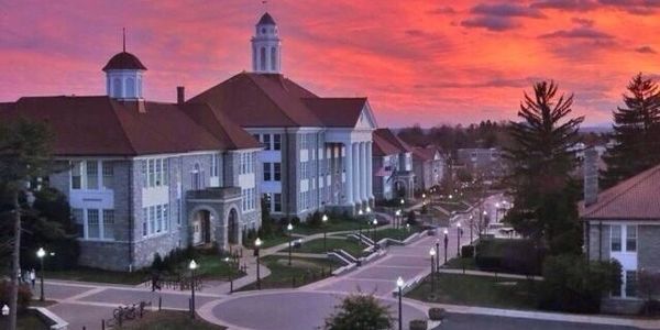 Sunset over JMU's Campus