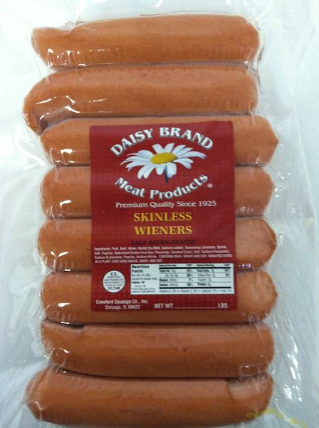 Jumbo Skinless Wieners (5 lb bulk pack)
