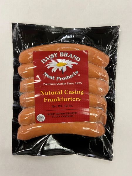 Natural Casing Frankfurters (12 oz pack) - FEBRUARY SALE!