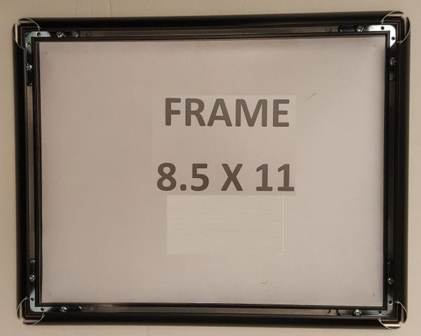 Easy Open Snap Frame Silver