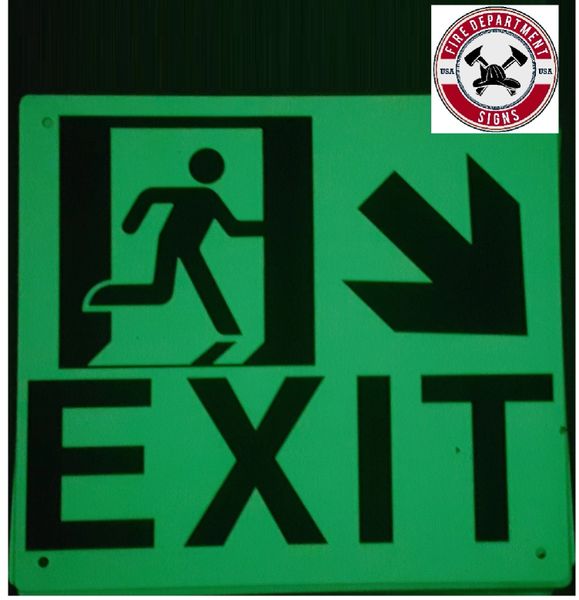 Emergency Flashlight Station Sign, Emergency Signs - Glow in Dark, SKU:  S-4656