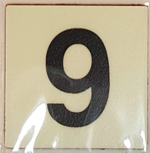 photoluminescent-door-number-9-sign-glow-in-dark-aluminum-sign-hpd-signs-the-official-store