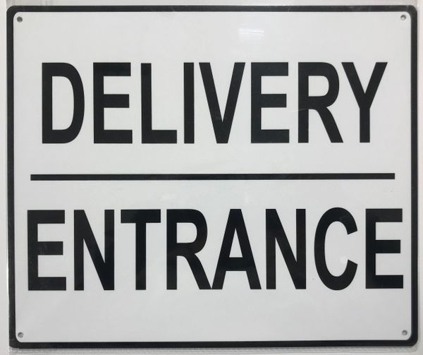 HPD SIGN: DELIVERY ENTRANCE SIGN (HEAVY DUTY HPD ALUMINUM SIGNS) | HPD ...