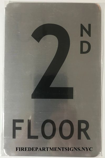 HPD SIGNS: 2ND FLOOR SIGN (THE ALUMINUM HPD SIGNS FOR USE IN NYC) | HPD ...