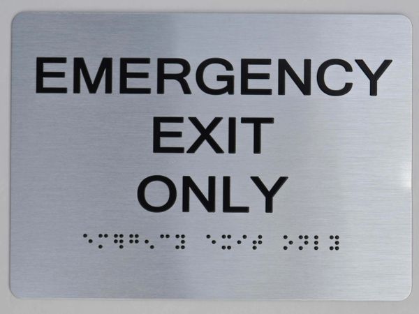 Emergency Exit Only Ada Sign The Sensation Line Hpd Signs The Official Store 3987