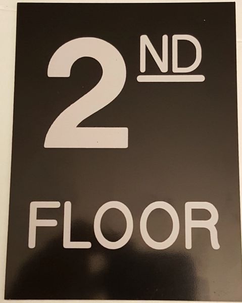 Floor number 2 sign | HPD SIGNS - THE OFFICIAL STORE