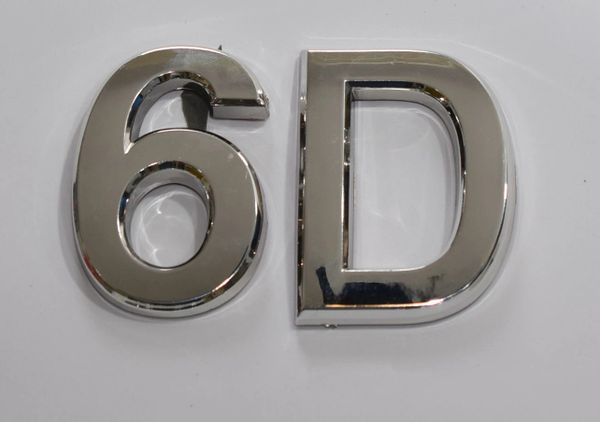 DOB SIGNS: 1 SIGN– SILVER (PLASTIC NUMBERS FOR MAIL BOXES IN NYC)