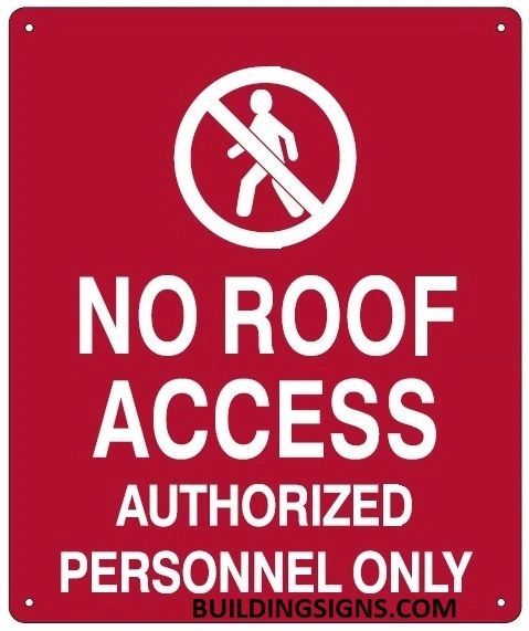 No Roof Access Authorized Personnel Only Sign Aluminum Hpd Sign Hpd Signs The Official Store - authorized personnel only sign roblox