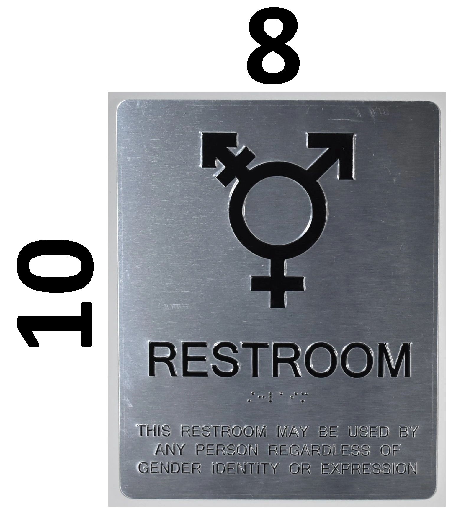 Gender Neutral Restroom Ada Signs Hpd Signs The Official Store