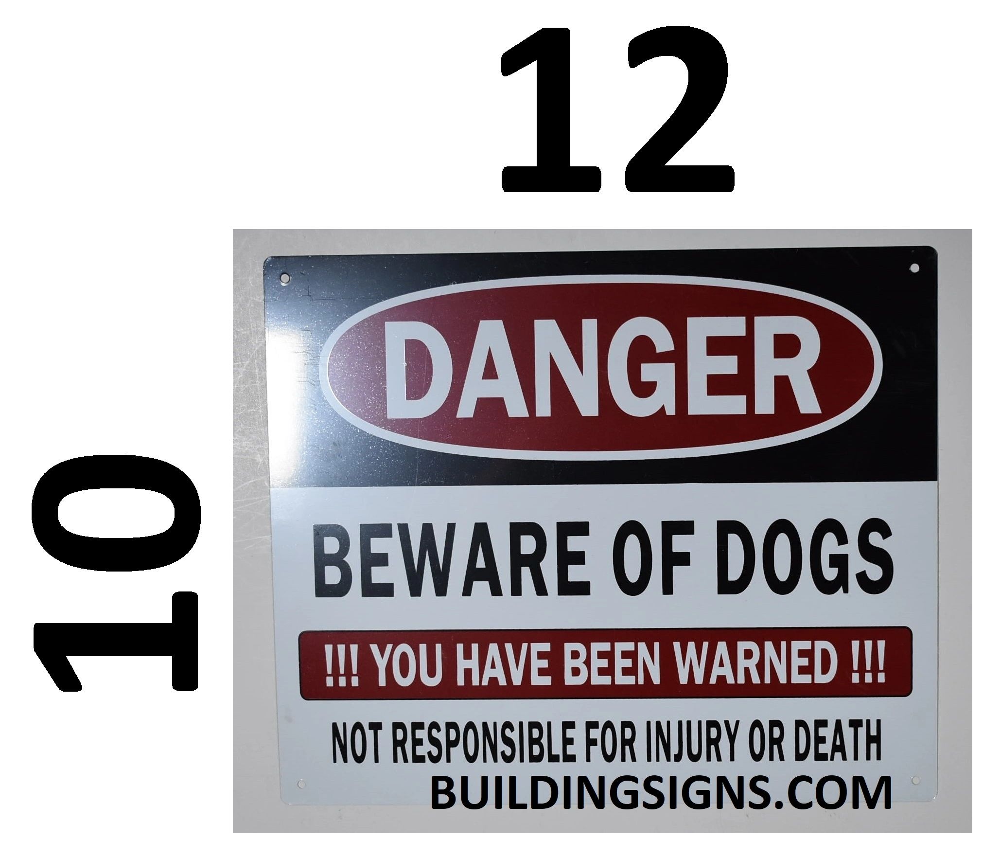 Hpd Signs Danger Beware Of Dogs You Have Been Warned Sign Hpd Signs The Official Store - guard dog warning sign roblox