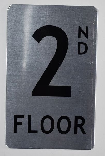 HPD SIGN: 2ND FLOOR SIGN (HEAVY DUTY NYC HPD ALUMINUM SIGNS 8X5) | HPD ...