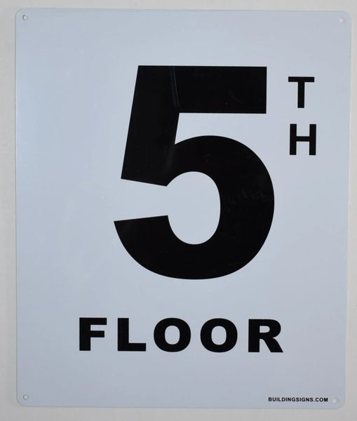 HPD SIGN:5TH FLOOR SIGN (HEAVY DUTY NYC HPD ALUMINUM SIGNS 12X10) | HPD ...