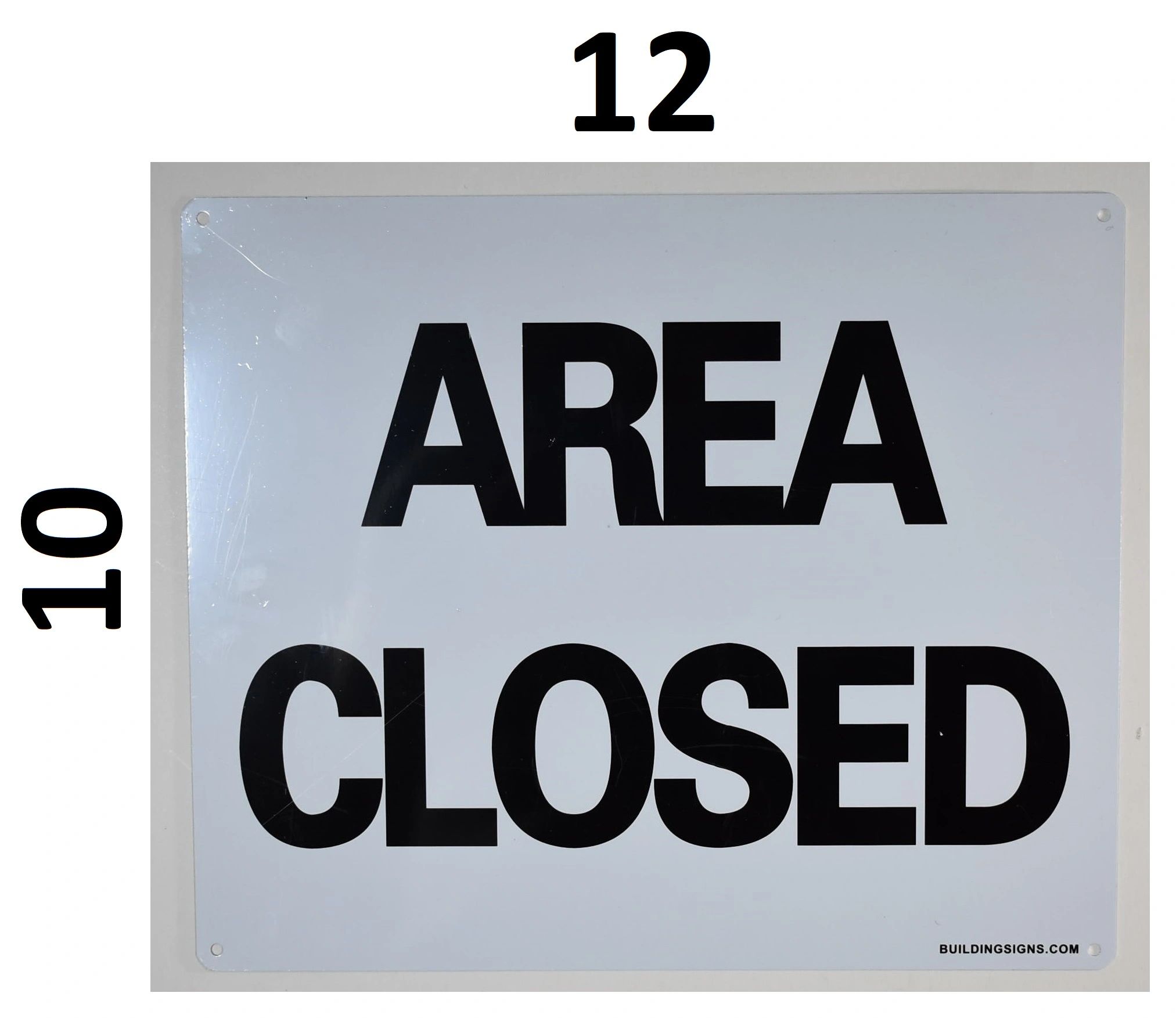 HPD SIGNS: AREA CLOSED SIGN (PROPER ALUMINUM HPD SIGNS FOR NYC) | DOB ...