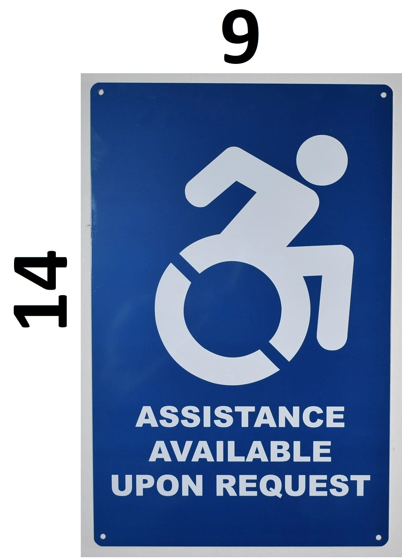 HPD SIGNS:ASSISTANCE AVAILABLE UPON REQUEST SIGN (ALUMINUM SIGNS) | DOB