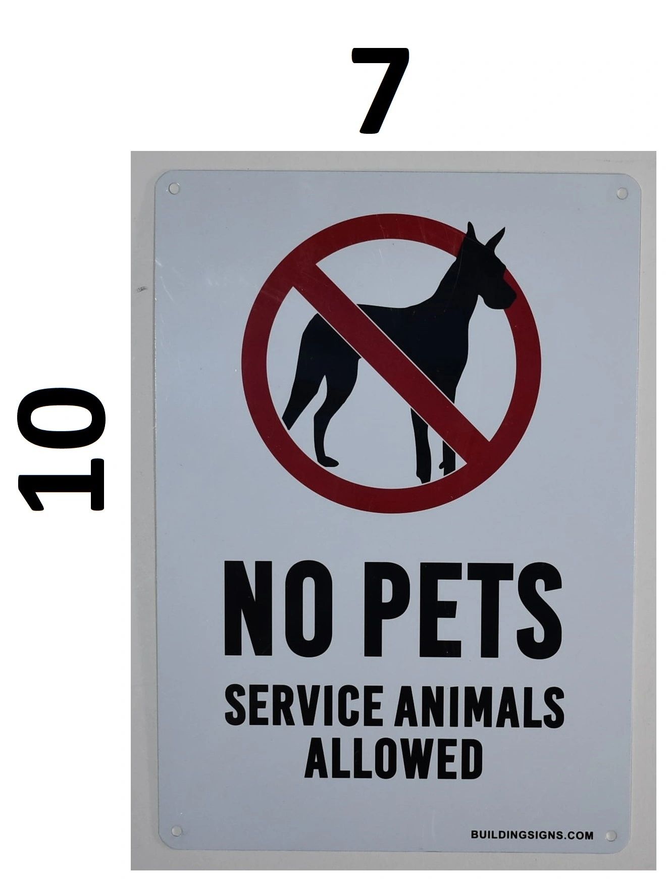 service animal sign