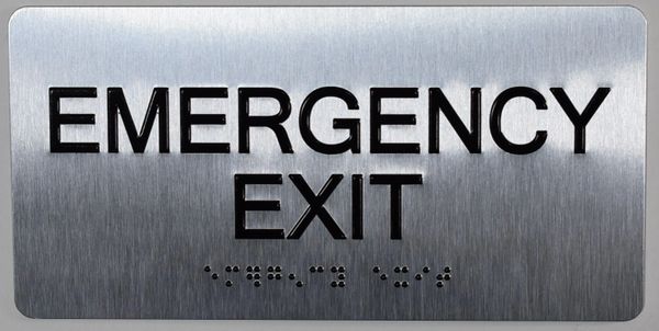 Emergency Exit Only Ada Sign The Sensation Line Hpd Signs The Official Store 0689