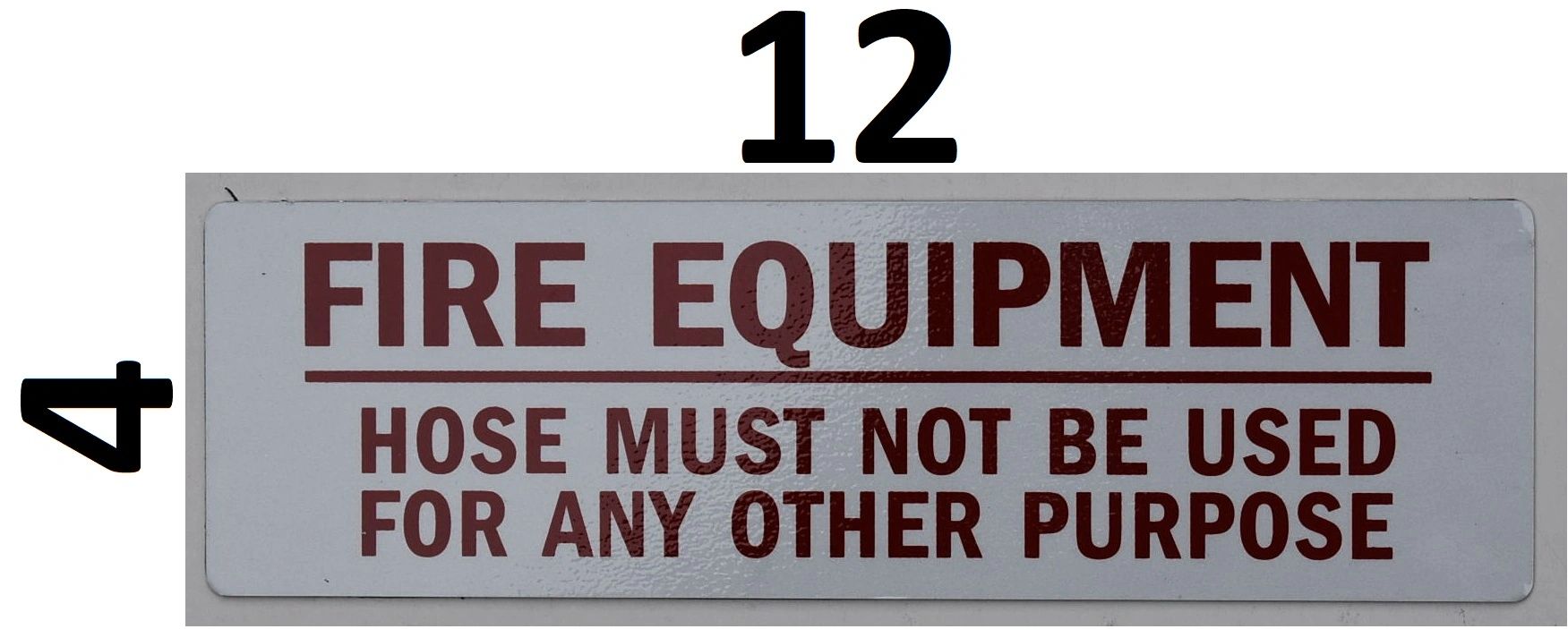 Fire hose signs make your facility compliant with safety laws. Be prepared  for any safety inspection. - Fire And Emergency Signs are very helpful is