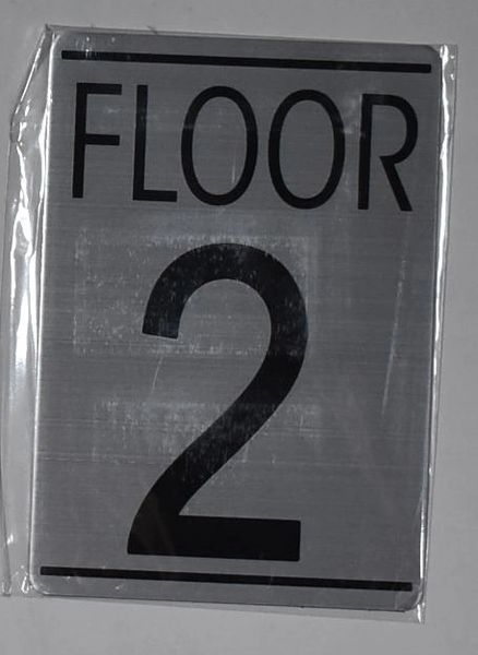 NYC HPD FLOOR NUMBER TWO (2) SIGN (ALUMINUM SIGN IDEAL FOR NYC) | HPD ...