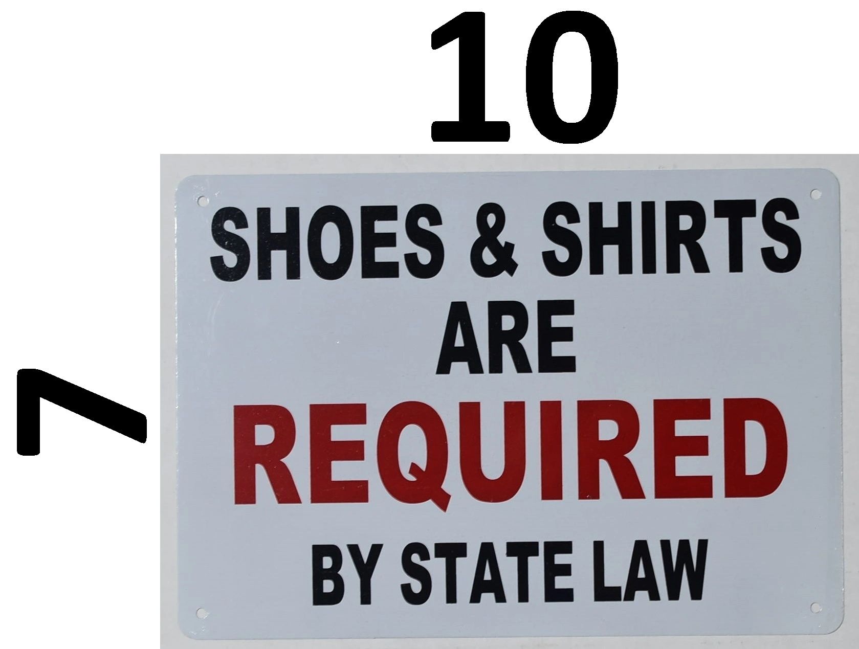 Proper Attire Required Sign