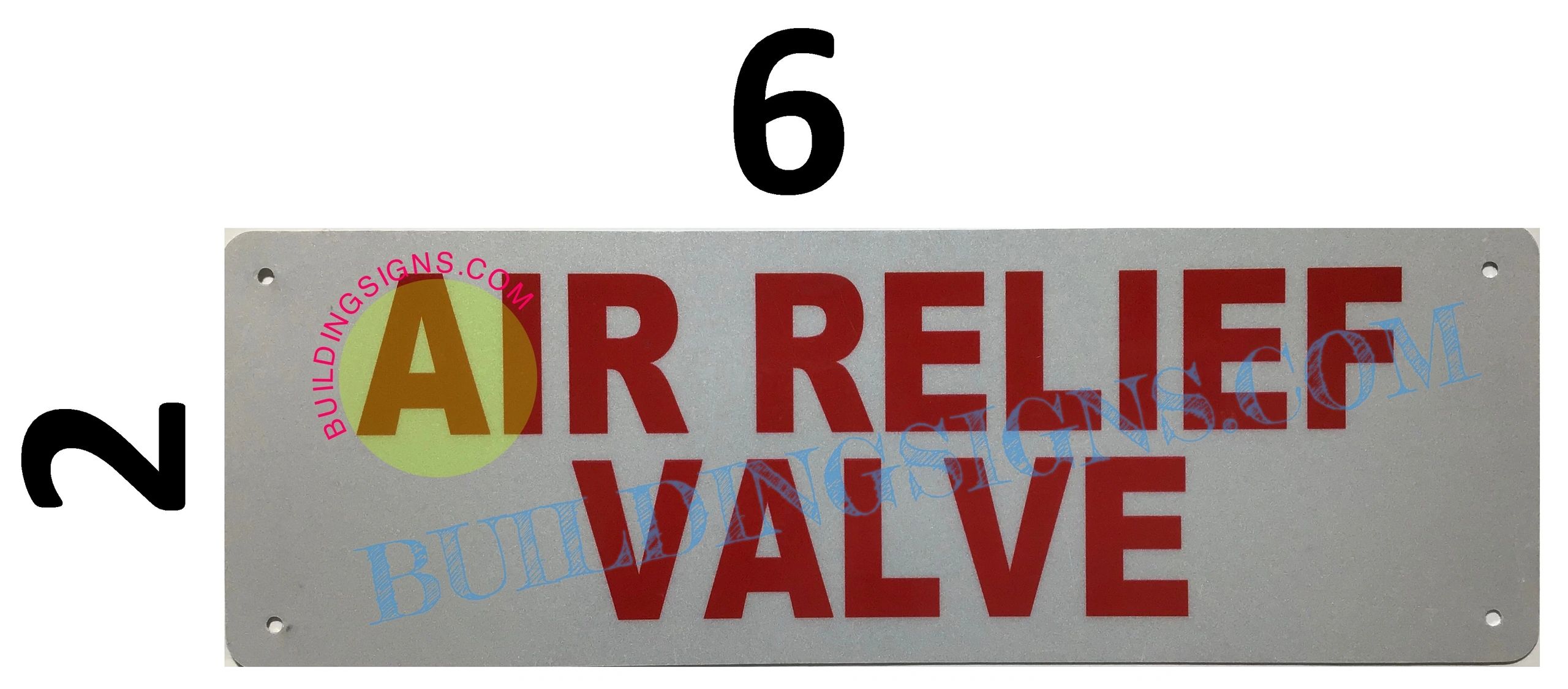 HPD SIGNS:AIR RELIEF SIGN (THE ALUMINUM HPD SIGNS FOR USE IN NYC) | HPD