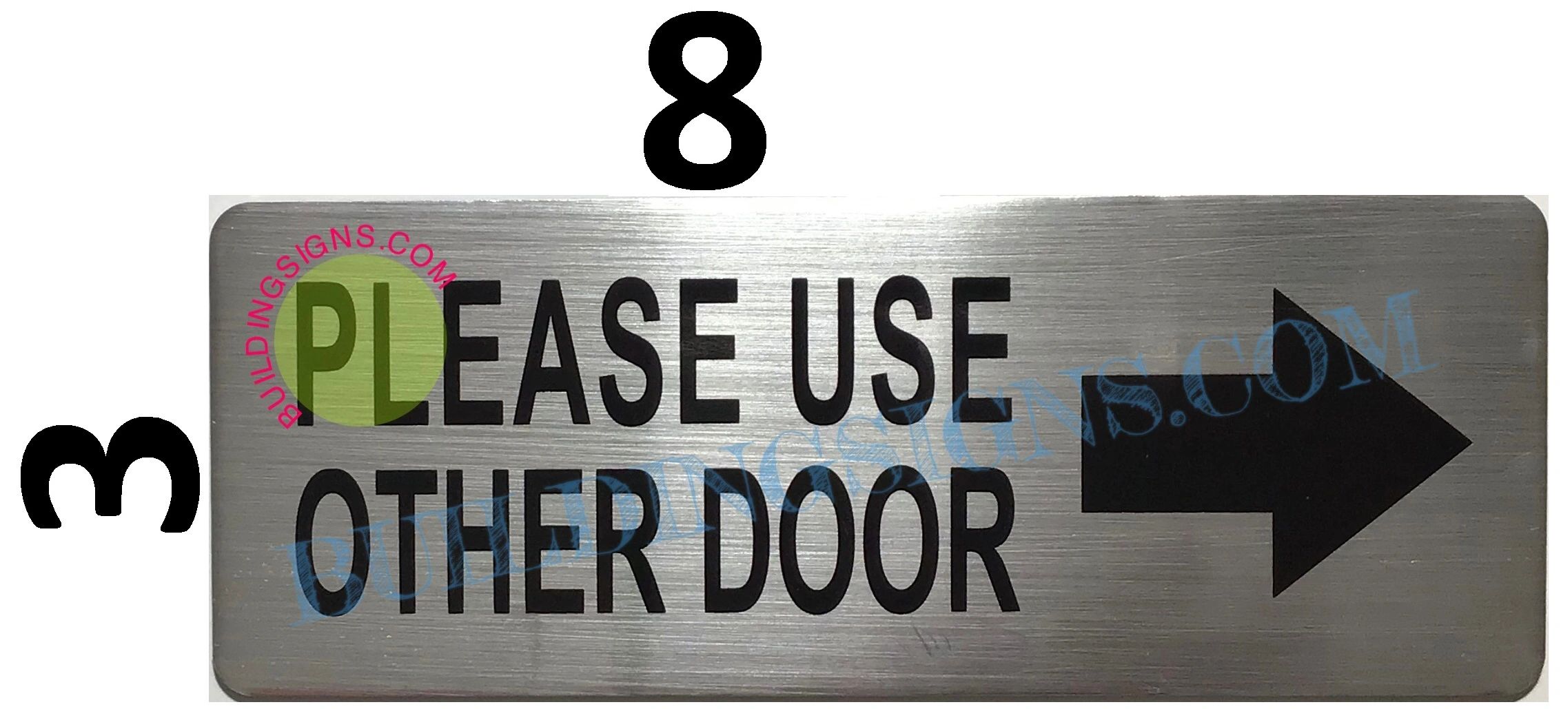 HPD SIGNS:PLEASE USE OTHER DOOR SIGN (ALUMINUM HPD SIGNS FOR NYC)