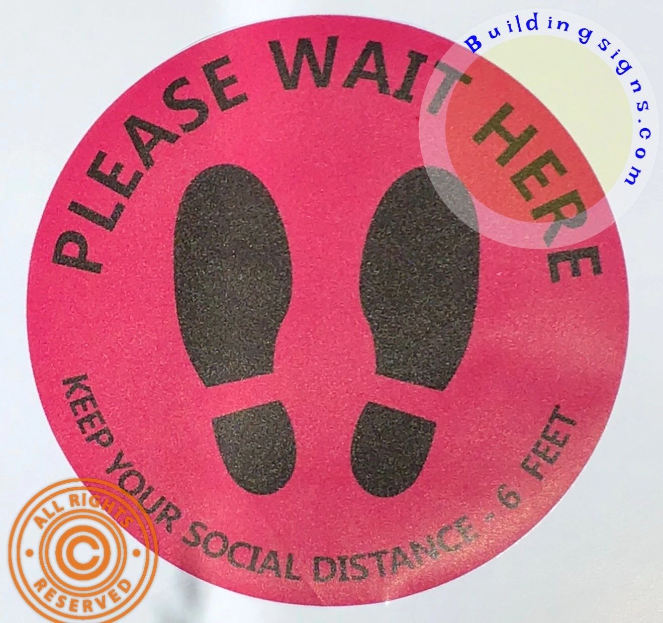 QUEUE SOCIAL DISTANCING SIGN | HPD SIGNS - THE OFFICIAL STORE