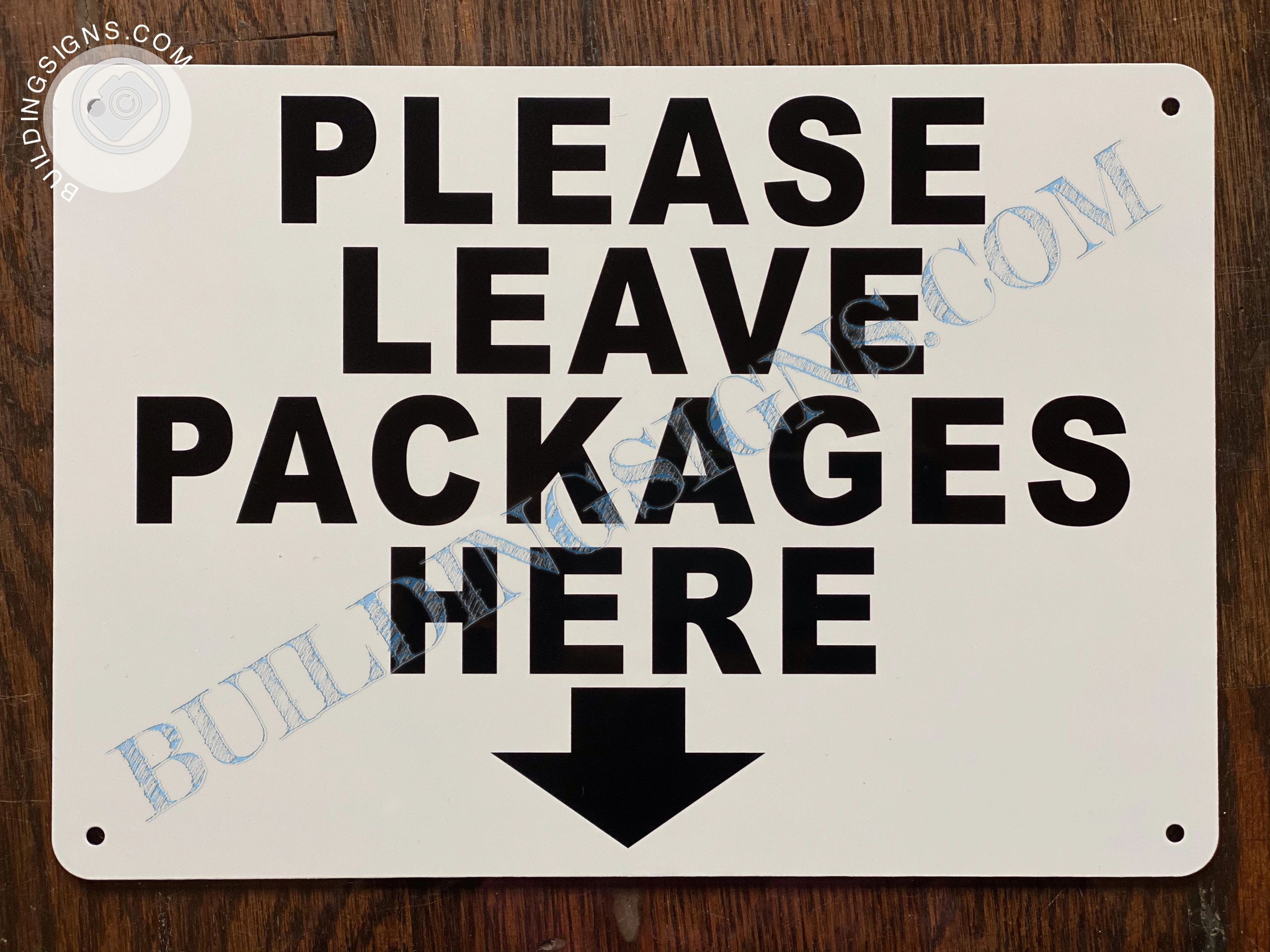 Please Leave Packages Here Sign Hpd Signs The Official Store 