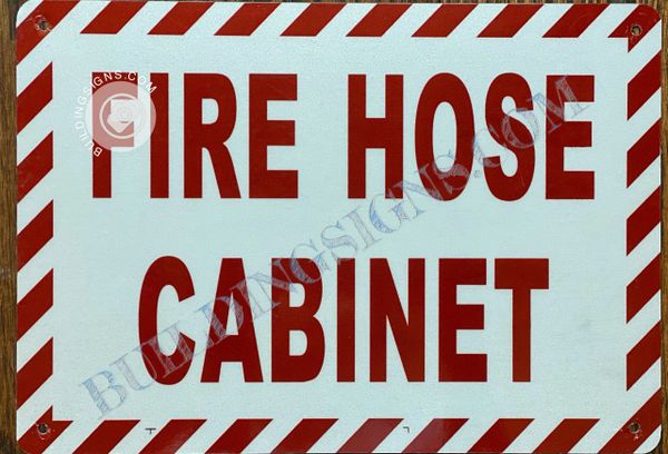FIRE HOSE CABINET SIGN  HPD SIGNS - THE OFFICIAL STORE