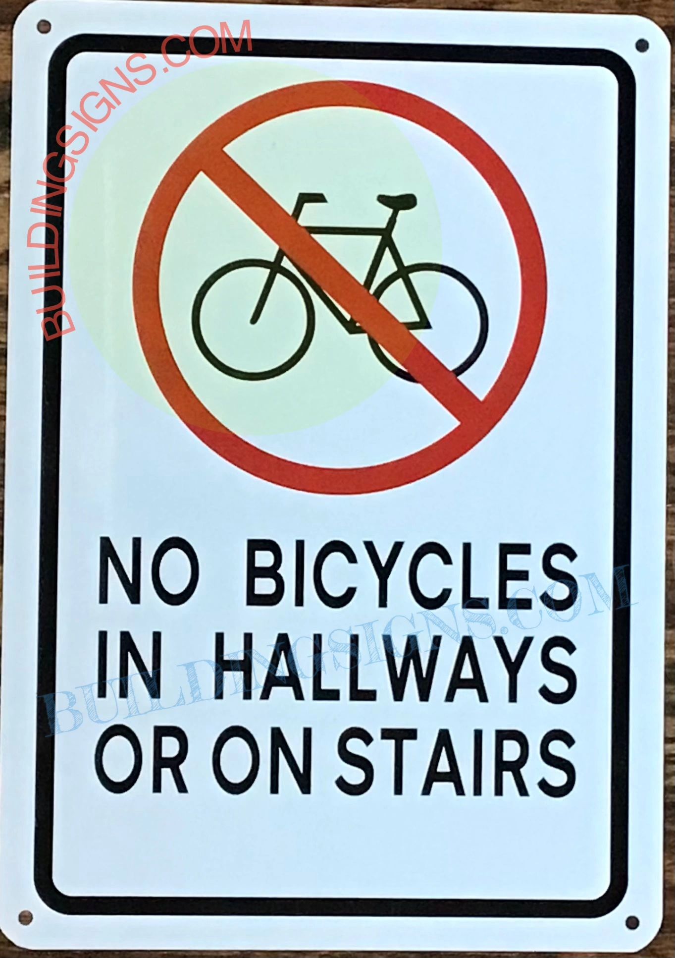 no stairs sign