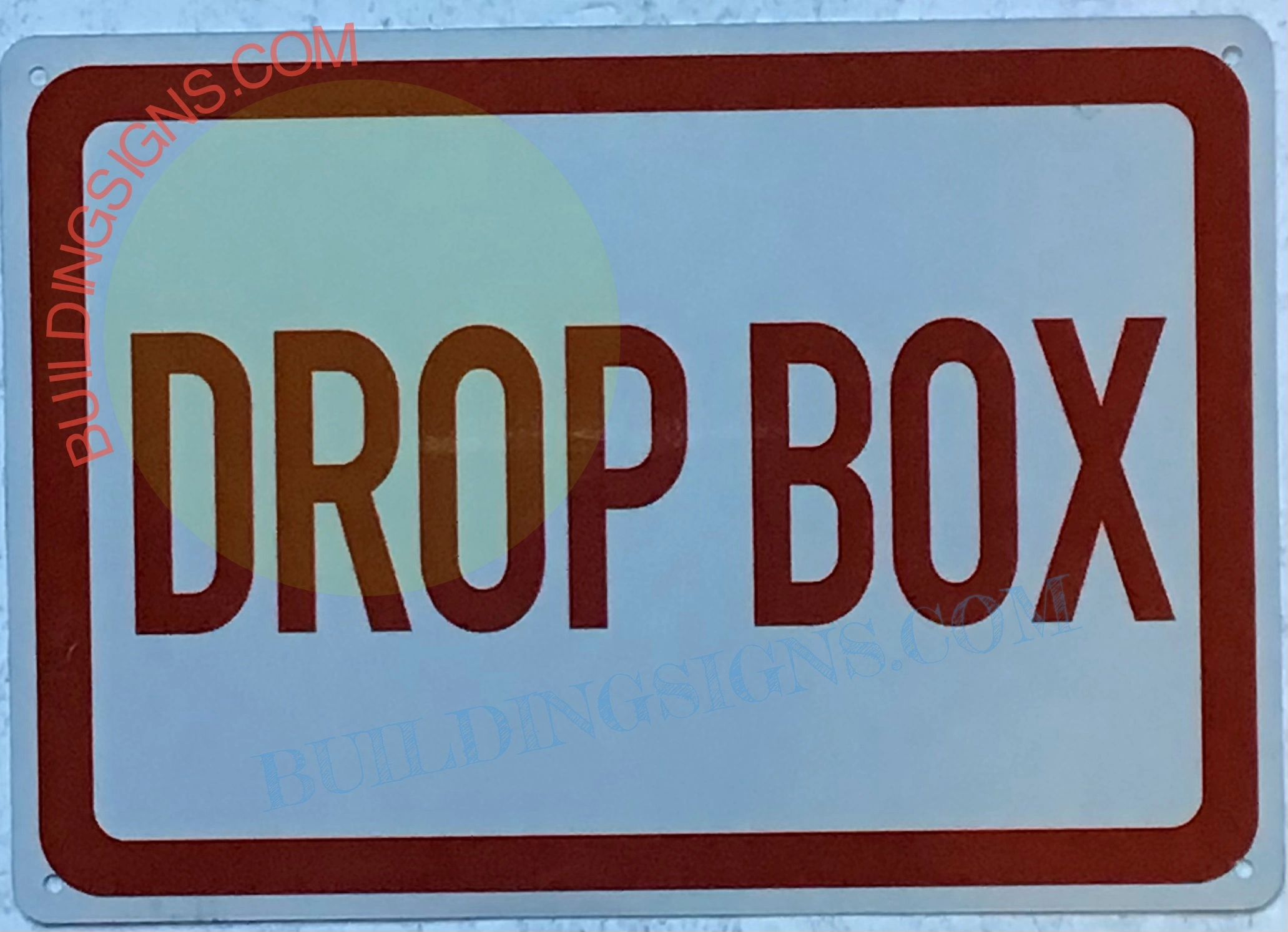 DROP BOX SIGN | HPD SIGNS - THE OFFICIAL STORE