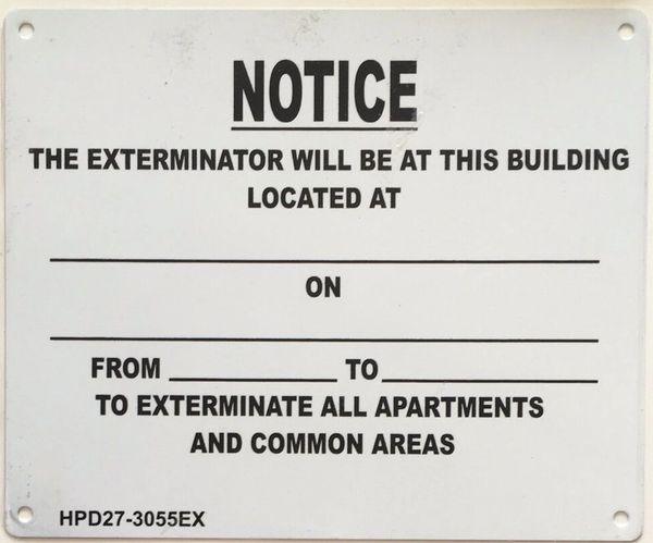 Nyc Dhp Exterminator Tenant Have To Be Home on Sale | fast-lisa.unibo.it