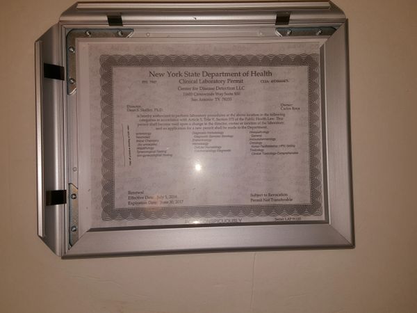 NYS Permit Frame | HPD SIGNS - THE OFFICIAL STORE