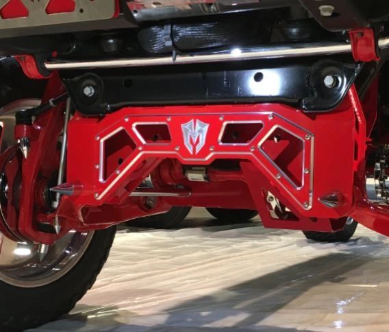 Billet Face Plate for Front Crossmember (Gloss Black), 2011-2019 GM