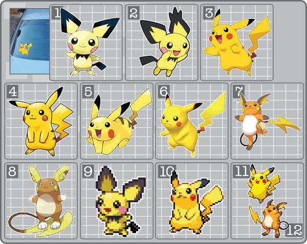 Pokemon Pikachu evolution 2