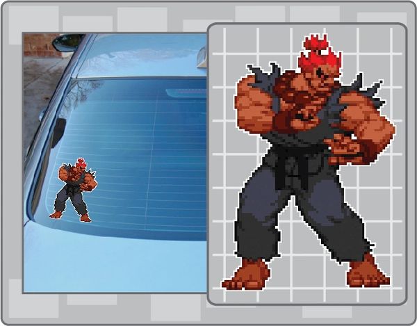 Akuma Street Fighter 4 Sticker