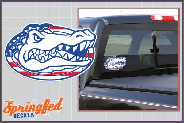 Florida Gators NCAA 2 Pack Solid Car Flag