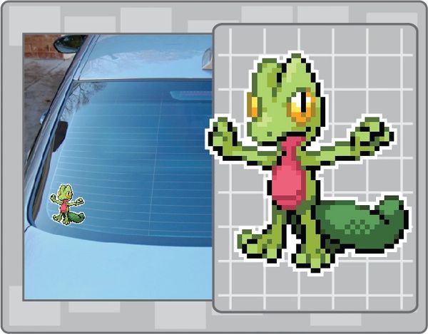 TREECKO Sprite Pokemon Vinyl Decal #1 | SpringfedDecals.com