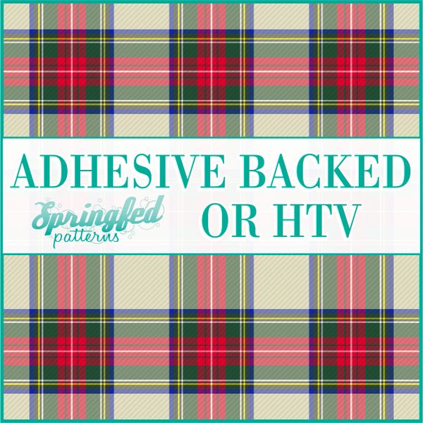 tartan plaid htv