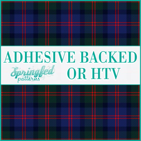 tartan plaid htv