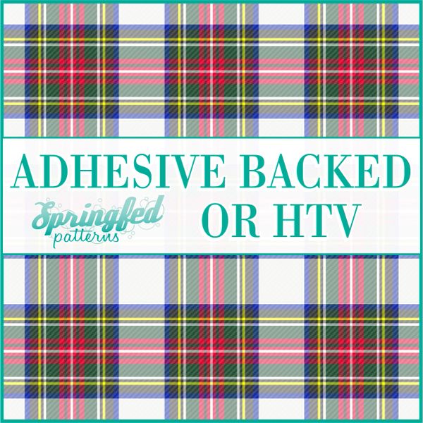tartan plaid htv