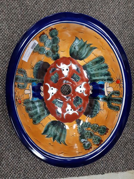 Talavera Medium Sink M-4 | Santa Fe Furniture and Home Decor