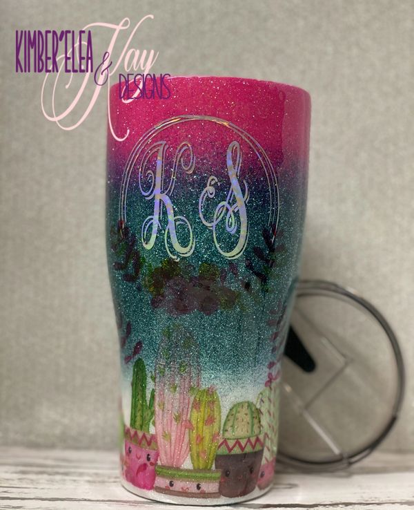 Cactus Ombre Tumbler