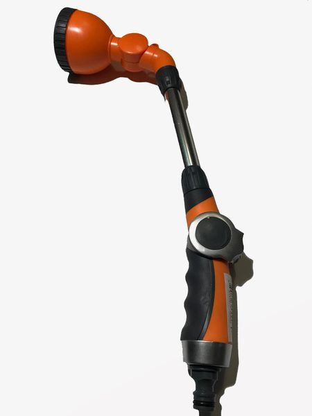 Sprayer- Shower Watering Wand with Swivel Head +wand quick connect+ and hose valve and quick connect package..