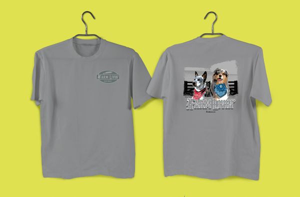 Granite T-Shirt/ Bandana Dogs Design