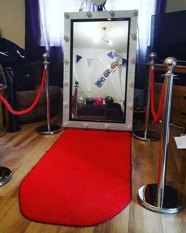 Magic Mirror with red carpet