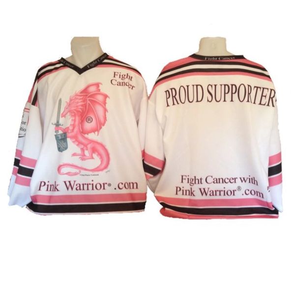 Pink best sale warriors jersey