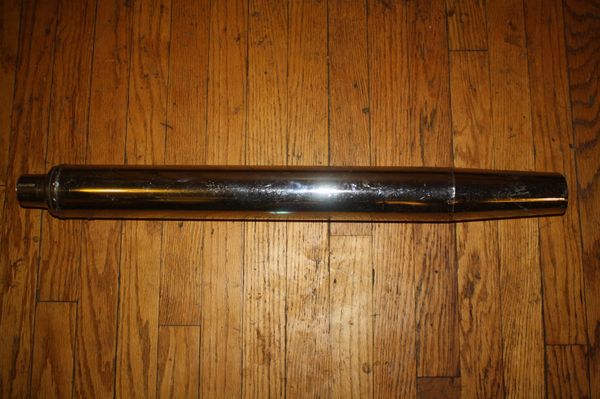 NOS 65241-64A NEW OLD STOCK CHROME MUFFLER