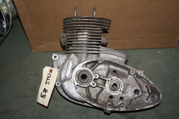 * Used 1958 STU Engine Crankcase with Cylinder