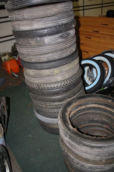 * USED TIRE - Firestone Deluxe Champion or Goodyear Super Eagle