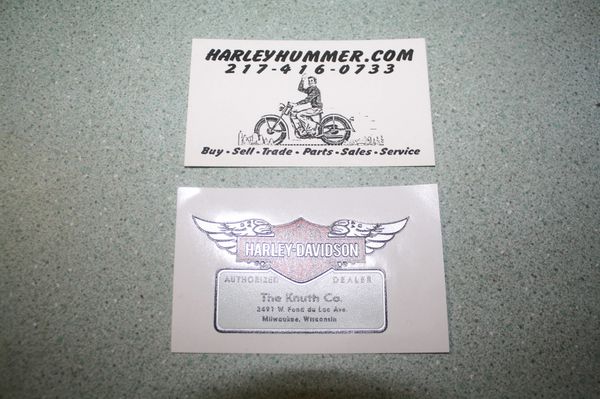 The Knuth Harley Davidson Hummer Dealership Decal